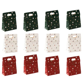 

12pcs Christmas Apple Box Creative Candy Box Party Gift Case for Shop Party