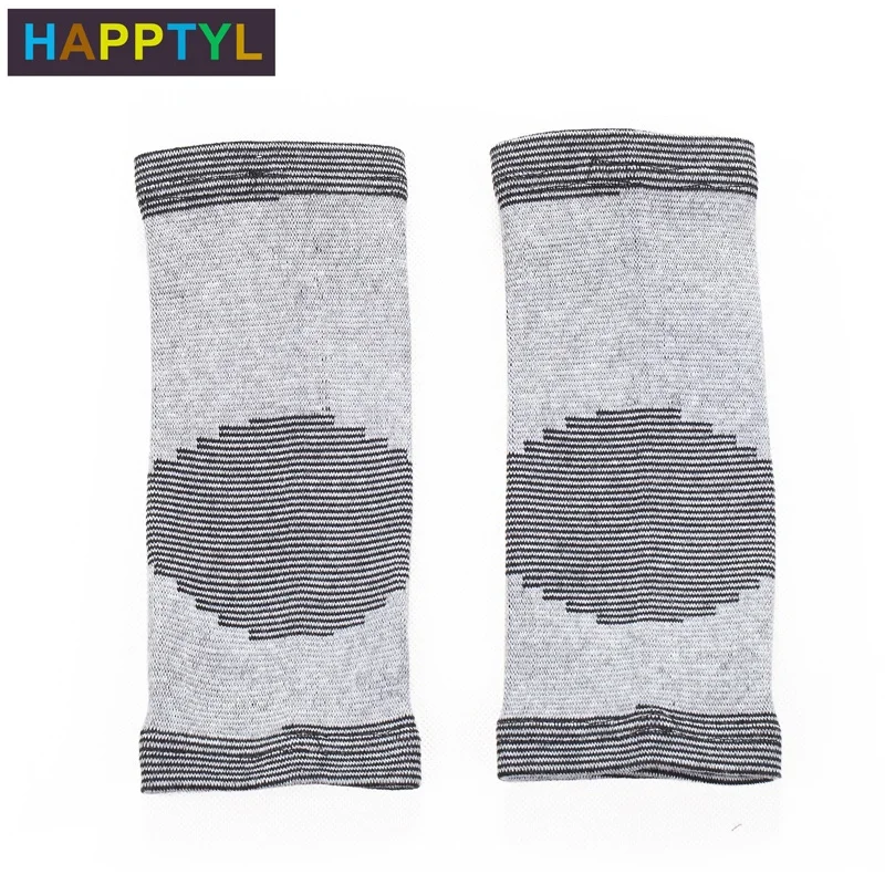 HAPPTYL 1Pair Ankle Sleeve Bamboo Charcoal Compression Ankle Support for Running, Soccer, Basketball, Football, Arthritis