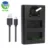 NP-W126 NP-W126S LCD Dual Battery Charger For FUJIFILM X-S10 X-T200 X-T100 X-T3 X-A2 X-A7 X-E4 X-E3 X-H1 Camera Replace BC-W126