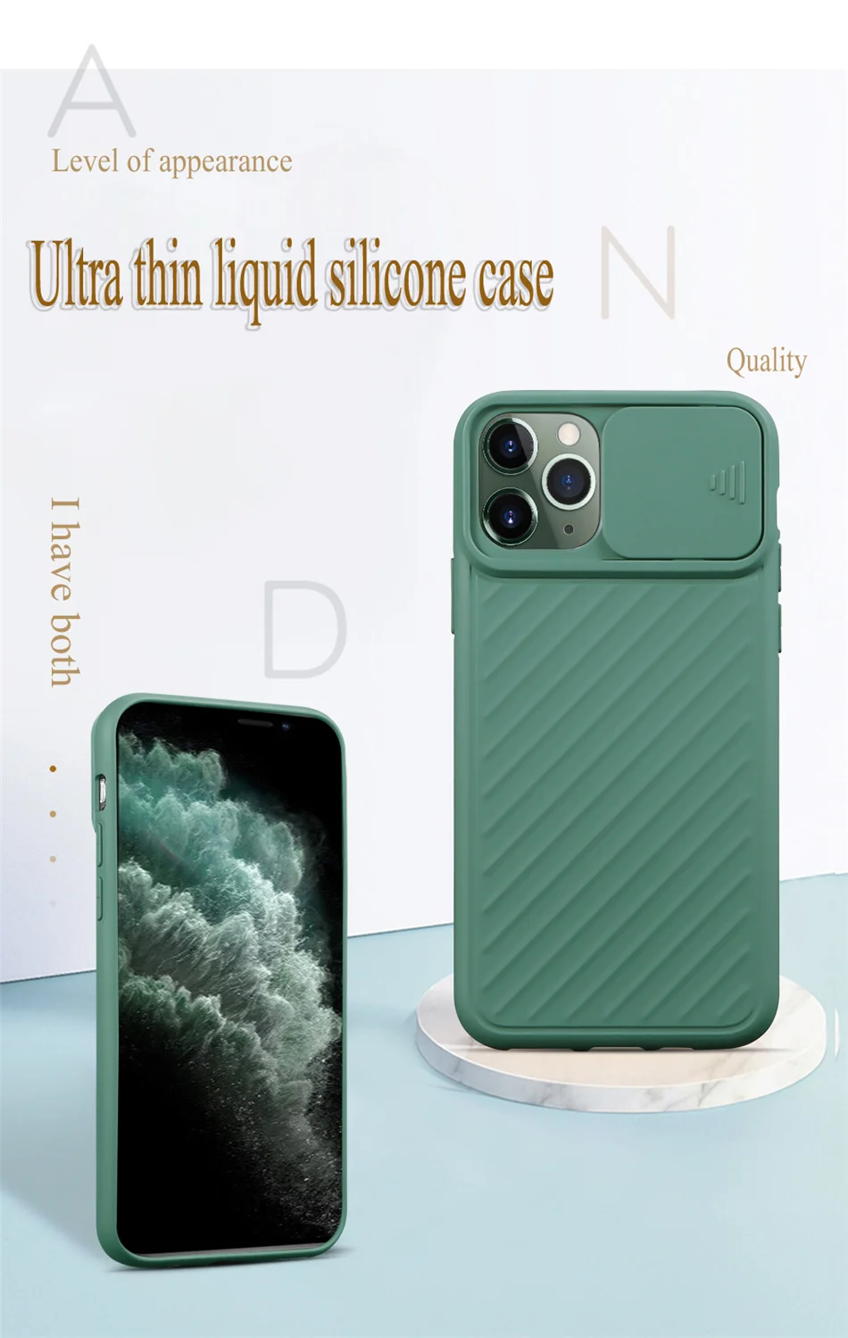  protective lens sliding phone case Silicone soft shell Case Cover (23)