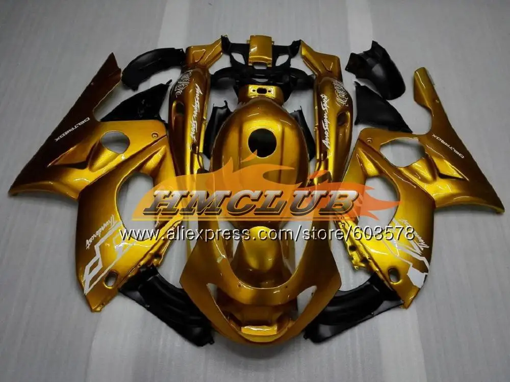 Корпус для YAMAHA Thundercat YZF 600R YZF-600R 1996 2007 52CL. 36 цвет синий, черный; большие размеры YZF600R 96 97 98 99 00 01 02 03 04 05 06 07 обтекатель - Цвет: No. 6 Golden