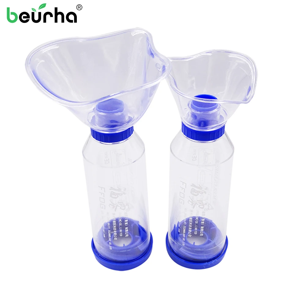 

Medical Tank Spacer Drum Suction Inhaler Device Mask Nebulizador Bottle Air Compressed Nebulizer Tank for All Ages Dropshipping