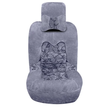 

Warm Car Seat Cover Universal Winter Plush Cushion Faux Fur Material for Car Seat Protector Mat Car Interior Accessories Plush C