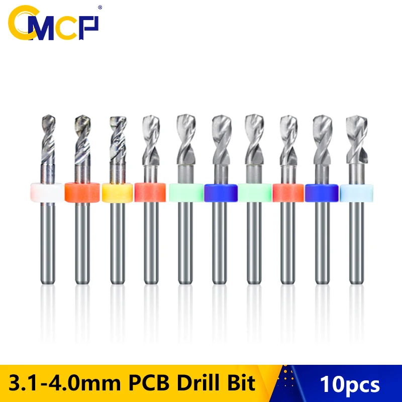 10pcs 3.1 4.0mm PCB Drill Bit Set Carbide PCB Drill Bit Print Circuit