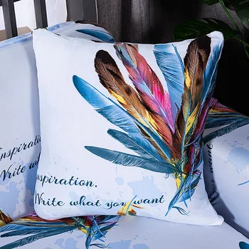 

Pillow Soft Shaggy Sofa Cushion Cover Flower pattern Throw Covers Cushion Case Decorative Pillow Case Plain 1pcs