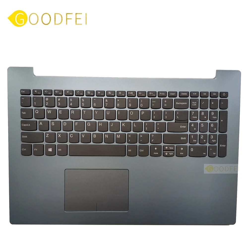 

for Lenovo Ideapad 320-15ISK IKB IAP ABR AST 520-15 Palmrest Upper Case C Cover US English Keyboard Touchpad Blue 5CB0N86404