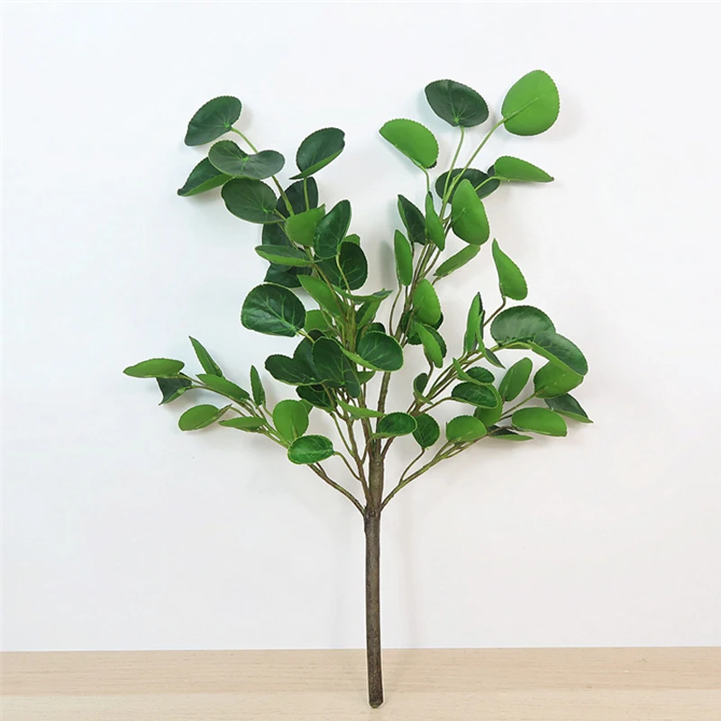 

Artificial Eucalyptus Tree Branches for Home Garden Decoration Real Touch Money Leaf Fake Tree High Quality Fake Green Plants