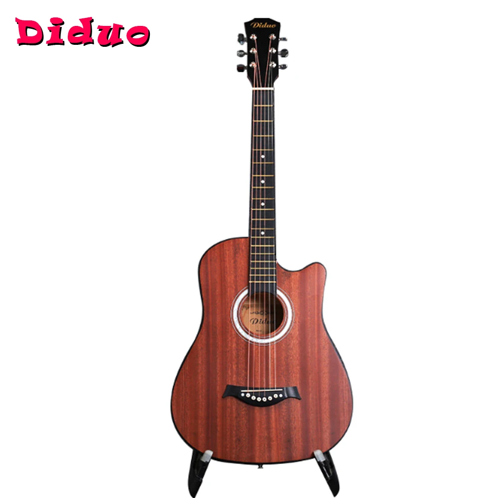 

Sapele 38" Guitar High Quility for Beginner Learning Wood Guitar Practicing Guitar Guitarra with Picks Accessiories JT12