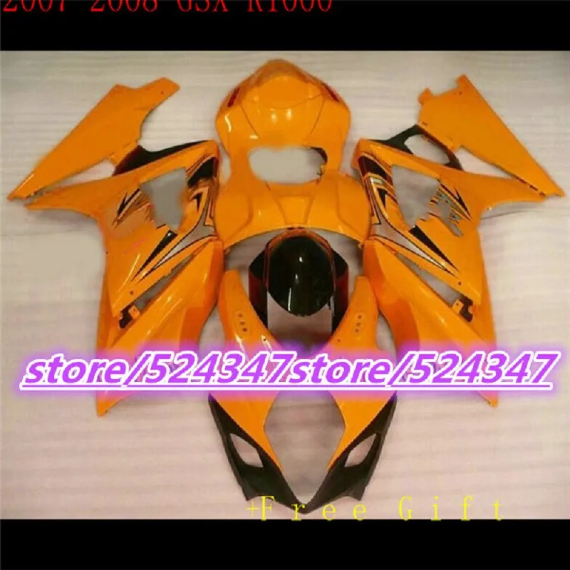 Обтекатели пригодный для GSXR-1000 K7 год 2007 2008 GSXR1000 07 08 из АБС-пластика мотоцикла