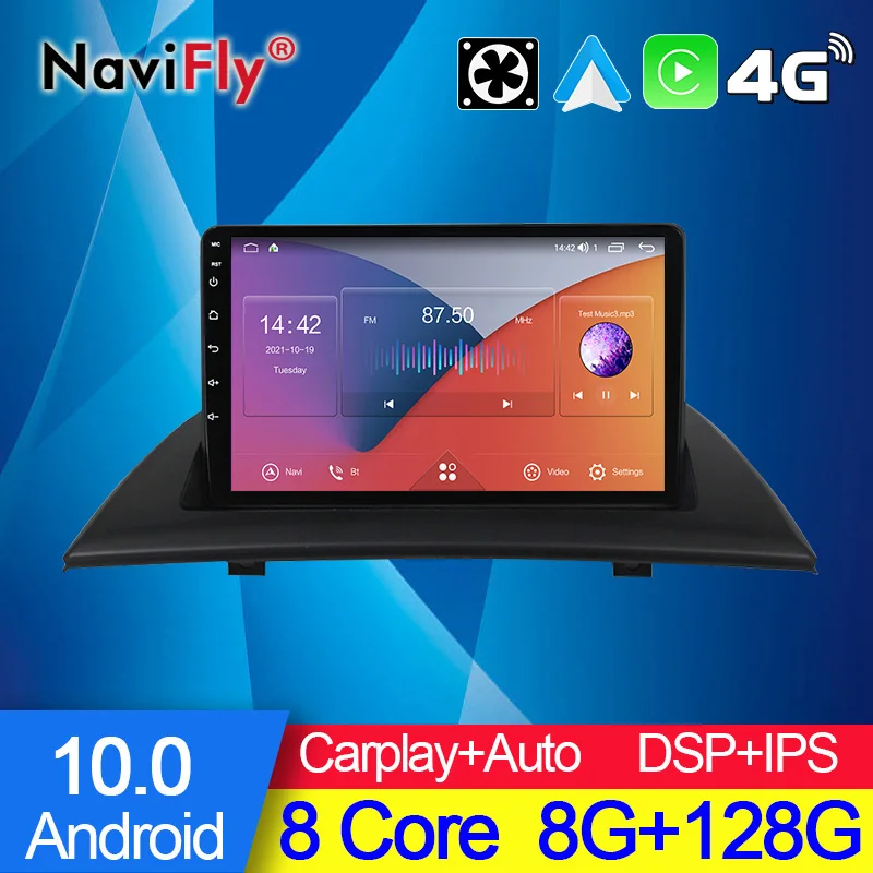 NaviFly 7862C 8G 128G 1280*720 Android устройство GPS автомобильное радио mutilimedia для BMW X3 E83 2004-2012 Carplay