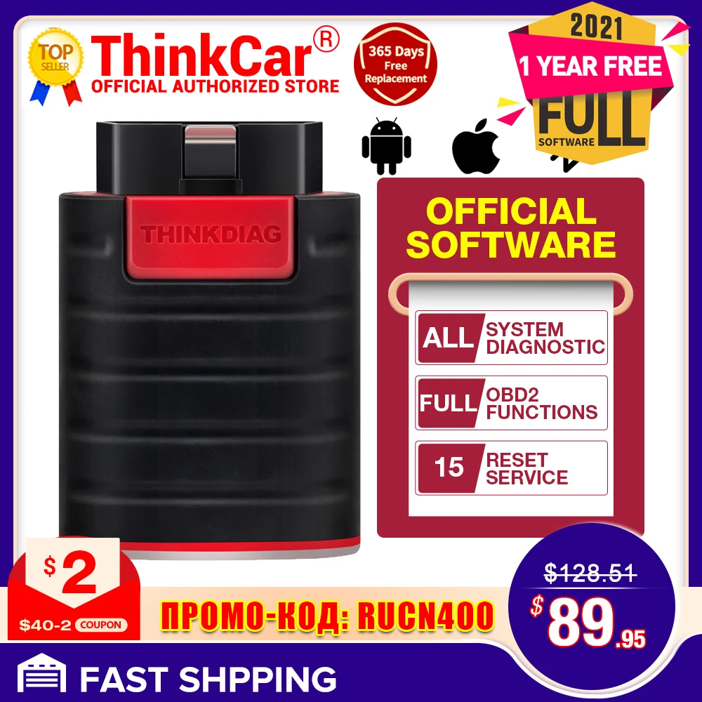 Closeout OBD2 Scanner Diagnostic-Tool Code-Reader Easydiag Bluetooth Thinkdiag Full-Software TPMS aVjnkbJlg