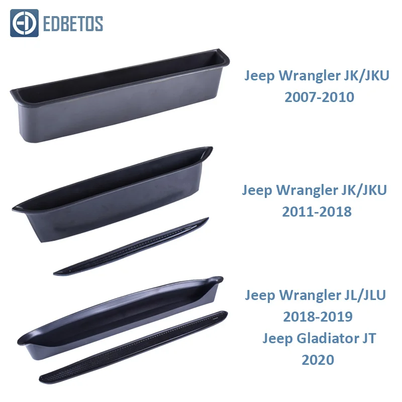 Поручень для хранения лоток для Jeep Wrangler JK JKU 2007 2008 2009 2010 2011 2012 2013- JL JLU спереди Органайзер держатель для телефона