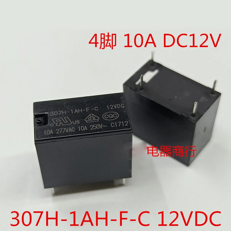 Новинка 5 шт.-20 шт./лот 307H-1AH-F-C-12vdc 10a 307H-1AH-F-C 12VDC 12V 4PIN | Обустройство дома
