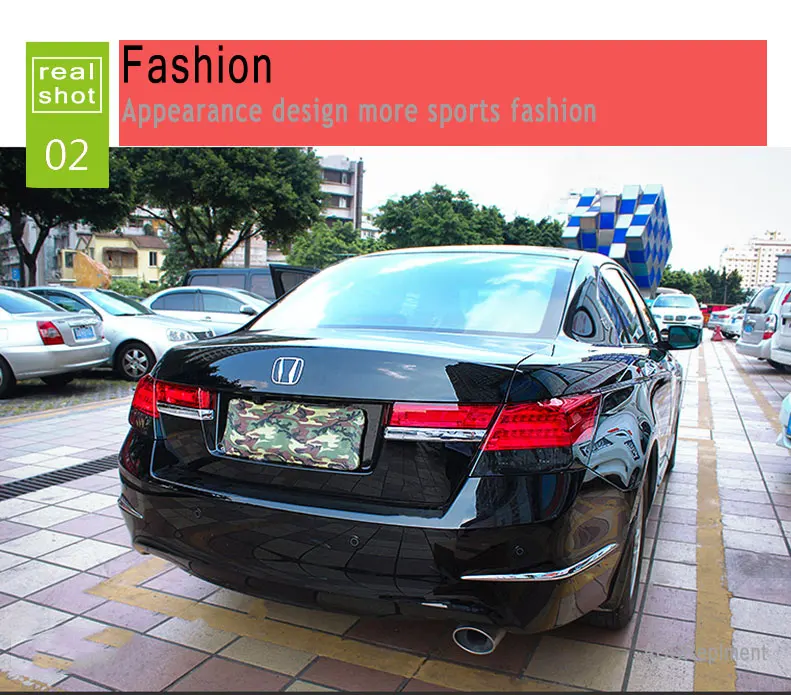 4 шт. автомобильный Стайлинг для Honda Accord 8 задний светильник s 2008-2012 для Accord 8 светодиодный задний фонарь+ сигнал поворота+ тормоз+ задний светодиодный светильник