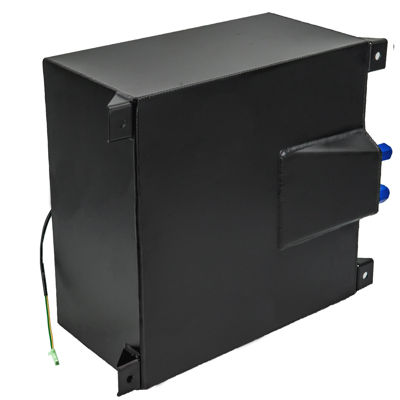 10gallon 40L Billet Aluminium Alloy Fuel Surge tank with Cap Fuel Cell with sensor foam inside