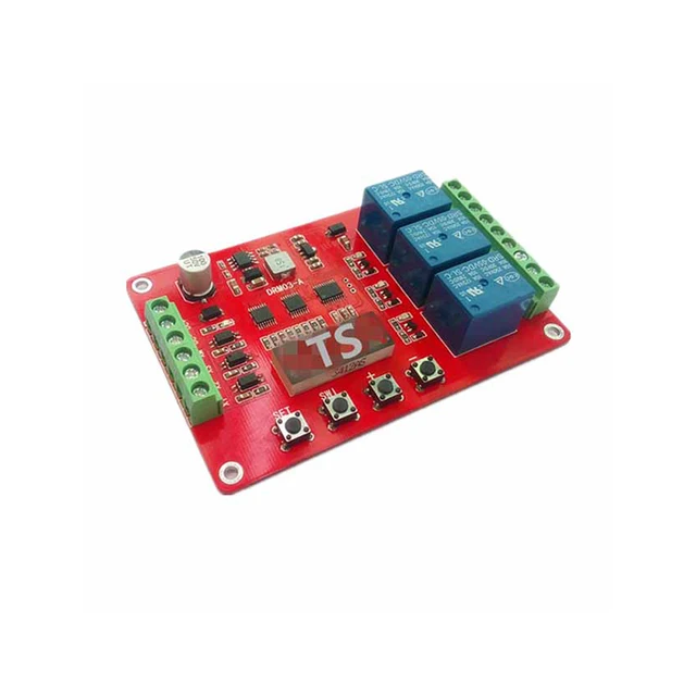 

A15-- DRM03/Three-way multi-function relay module / delay / self-lock / cycle / timing / time relay 3 channel relay module
