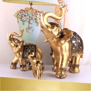 

New product elephant home decoration sitting room TV ark Furnishing articlesc reative baby elephant feng shui decoration gifts