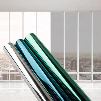 

Self-adhesive Reflective Privacy Window Film Insulation Solar Reflective Glass Sticker Architectural Decoration Wallpaper