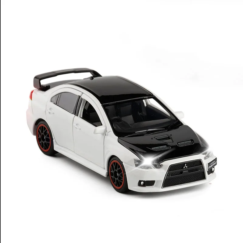 1/32 Mitsubishi Lancer EVO X 10 литой модельный автомобиль игрушки для детей Коллекция Подарки - Цвет: 01