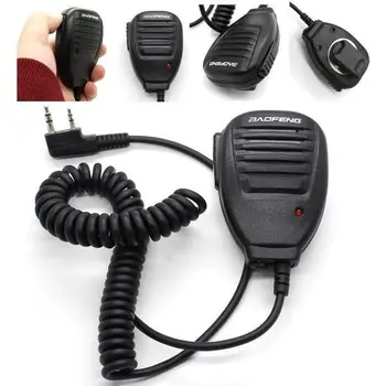 

for Baofeng Radio Speaker Mic Microphone PTT for Portable Two Way Radio Walkie Talkie UV-5R UV-5RE UV-5RA Plus UV-6R Accessories