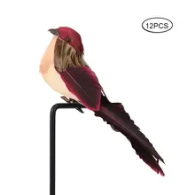 12 шт Имитационные птицы искусственные перья пена голуби Свадьба День святого Валентина