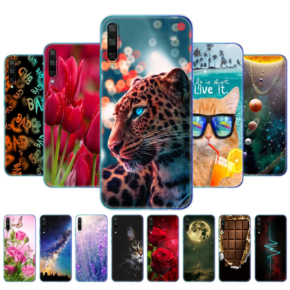Для Huawei Honor Play 3 чехол 6,39 дюймов задняя крышка чехол для Honor Play 3 чехол для телефона etui бампер сумка ASK-AL00x Мягкий силиконовый чехол из термополиуретана