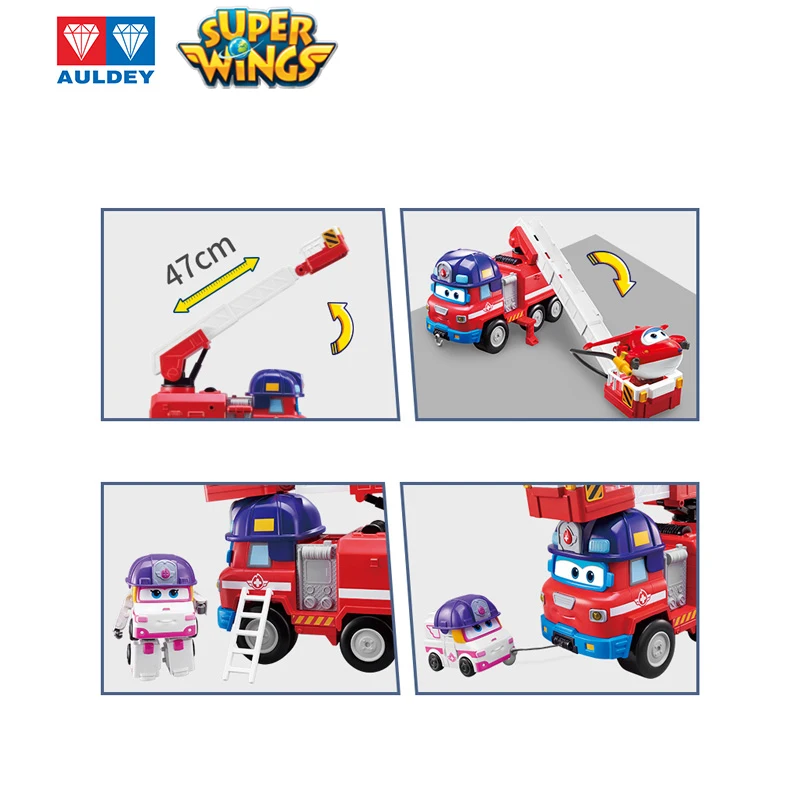 Экшн фигурка AULDEY Super Wings SPARKY Deluxe Набор &quotпожарная машина&quot детская игрушка