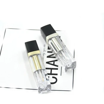 

High Quality Square Lip Gloss Tube Packaging Container Clear Empty Lip Gloss Tubes Plastic Bottle Refillable lipgloss Bottles