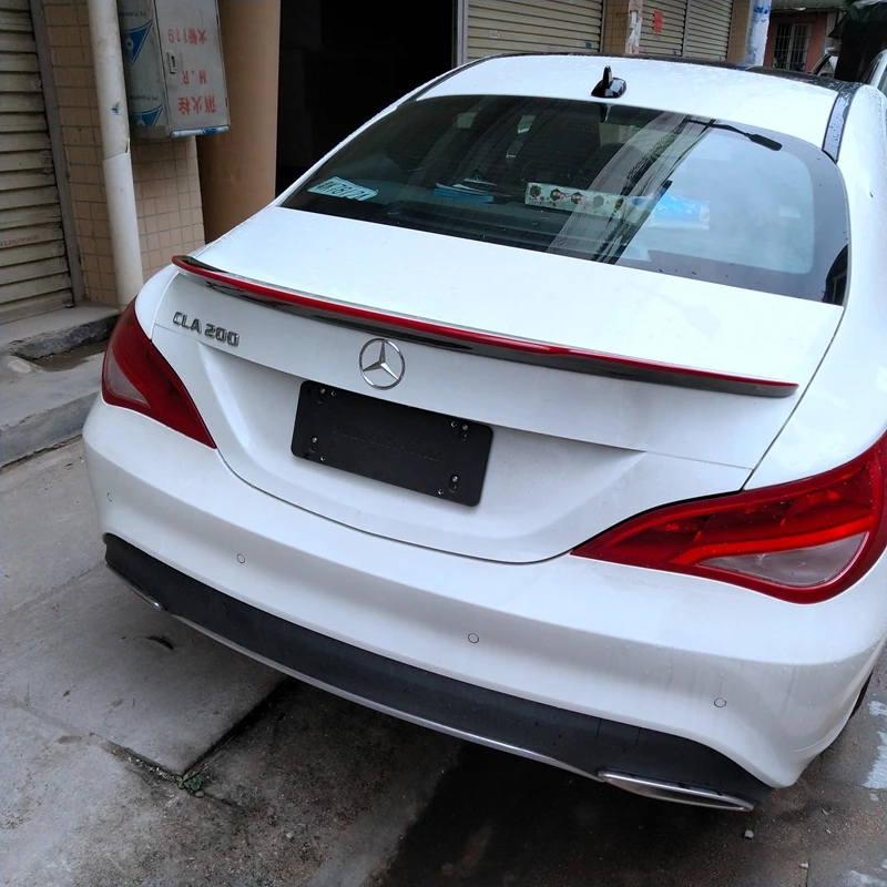 Для Mercedes CLA W117 AMG УГЛЕРОДНЫЙ спойлер FD стиль класс C117 задний из углеродного