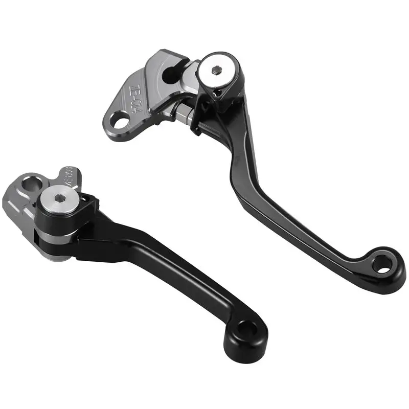 2Pcs Motorcycle Brake Lever Handle CNC Clutch Black for Yamaha YZ80 YZ85 RM85 |