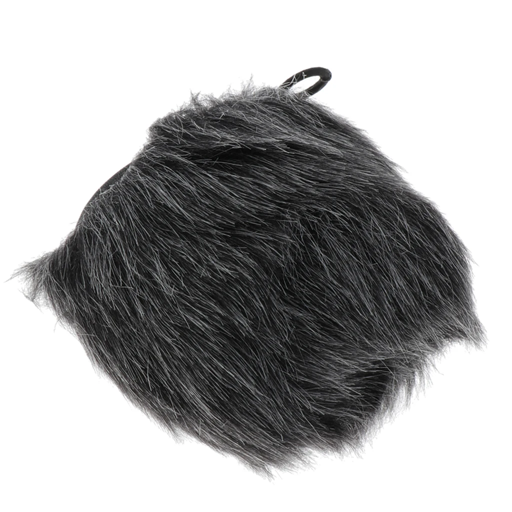 Microphone Cover Windscreen Windshield Artificial Furry MIC Muff Brand new black gray microphone windscreen furry covers