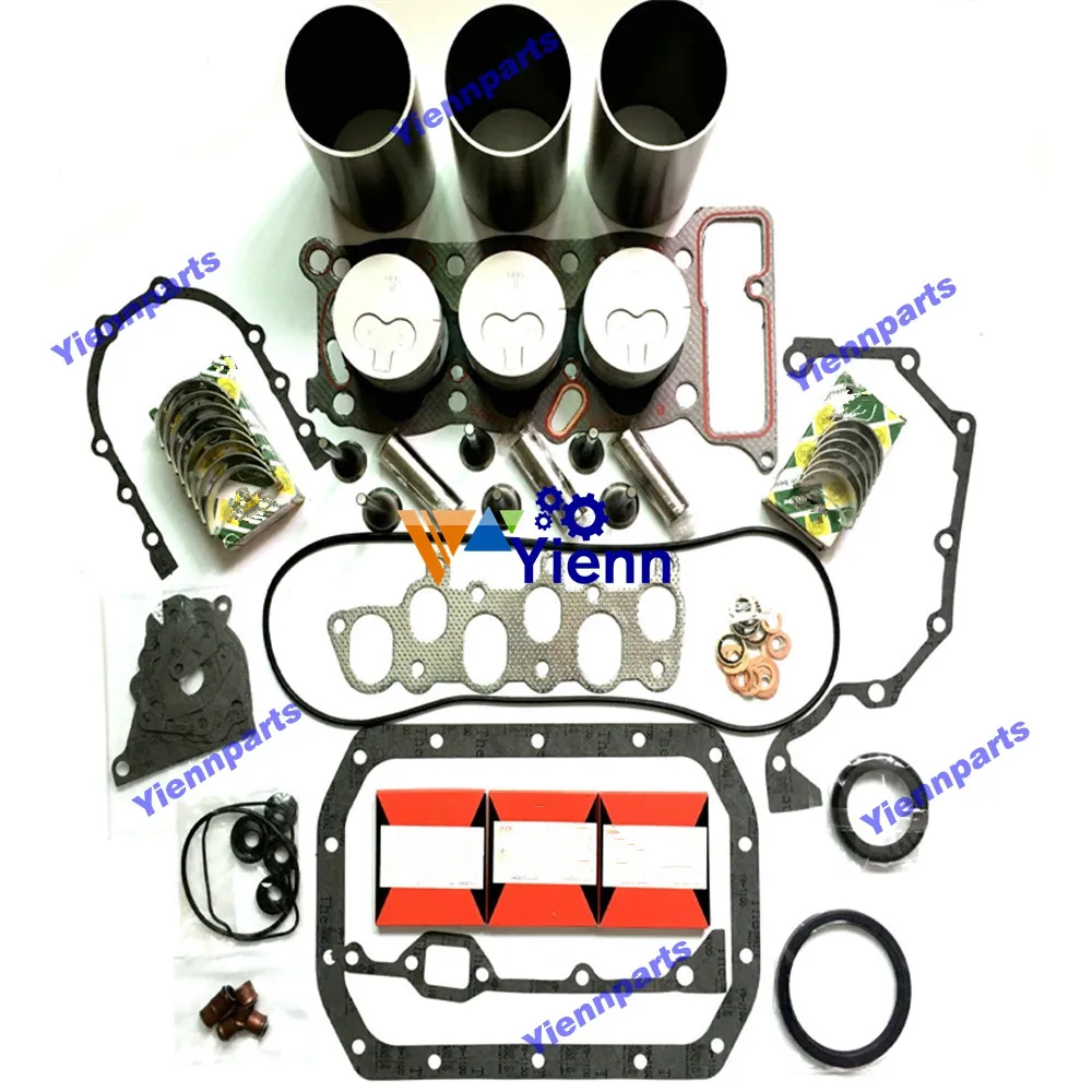 3KC1 Engine Overhaul Rebuild Kit With Valve For Isuzu Excavator Loader