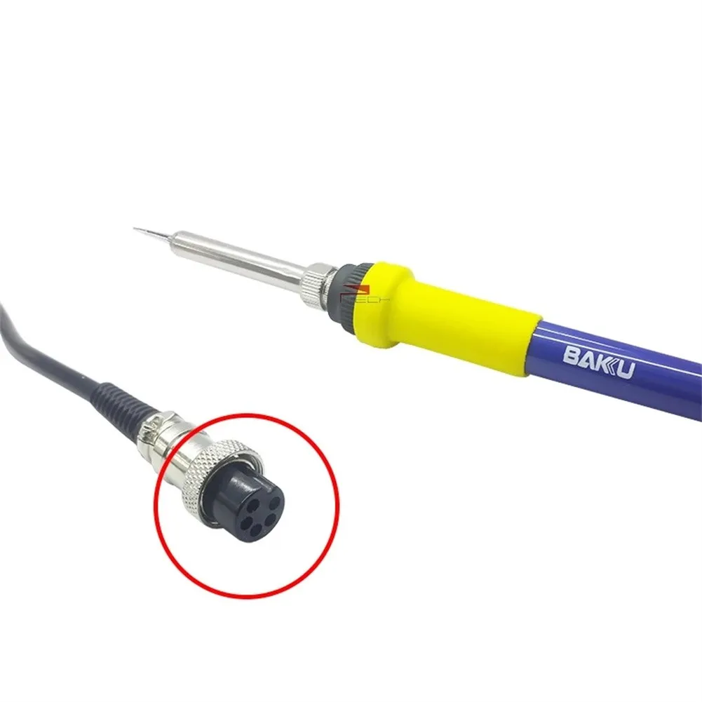 best soldering iron for electronics 1 Pcs Soldering Iron Solder Handle With DIN 5pin Female Connector For Baku Bk-936, Bk-936 +, Bk-936d +, Bk-936d +, Bk-936e cheap stick welder