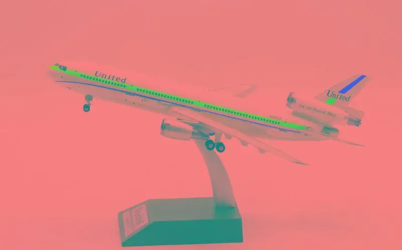 Inflight Юнайтед Макдоннелл Дуглас DC-10-10 1/200 литья под давлением модель самолета N1816U