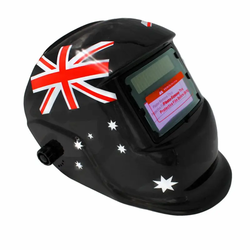 

Rechangeable Battery 4 Arc Sensor Big View Solar Auto Darkening/Shading Grinding/Polish Welding Helmet/Welder Goggles/Mask/Cap