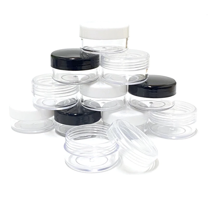 Container Lotion Cosmetics Jar Face-Cream-Bottle Nail-Art-Storage Lip-Balm Plastic 10g