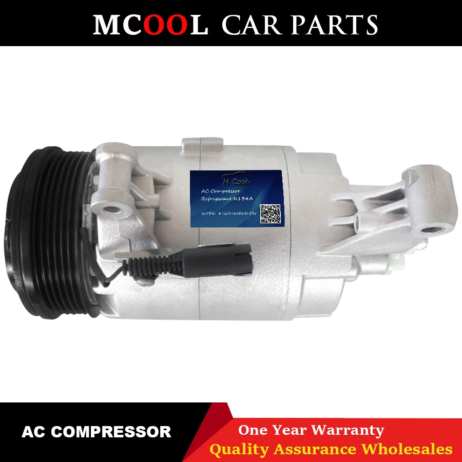 Для AC компрессор Mini Cooper Кабриолет R50 R52 R53 1,6 1171310 64521171310 64526918122 6918122 мини компрессор для кондиционера