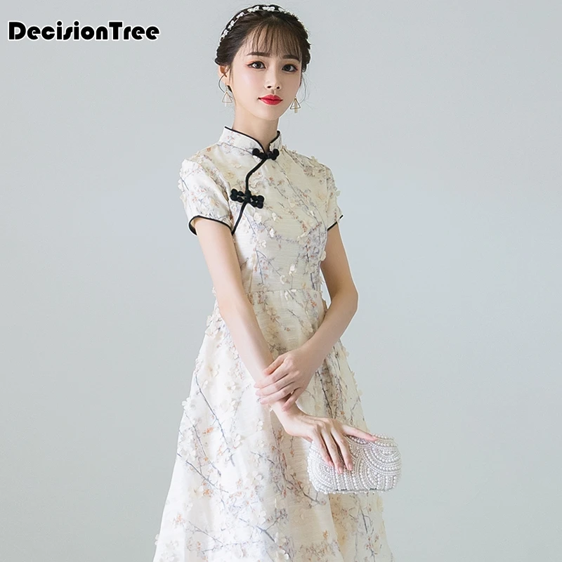 Китайское платье vestidos mujer женское шелковое атласное cheongsam qipao Дракон и Феникс цветок китайское традиционное платье