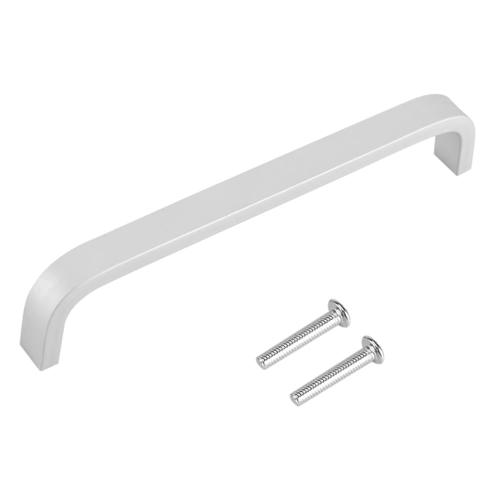 

Aluminum Alloy Door Handles Matte Surface Hardware For Kitchen Cabinet Furniture 128mm Solid Screws Furniture Hardware