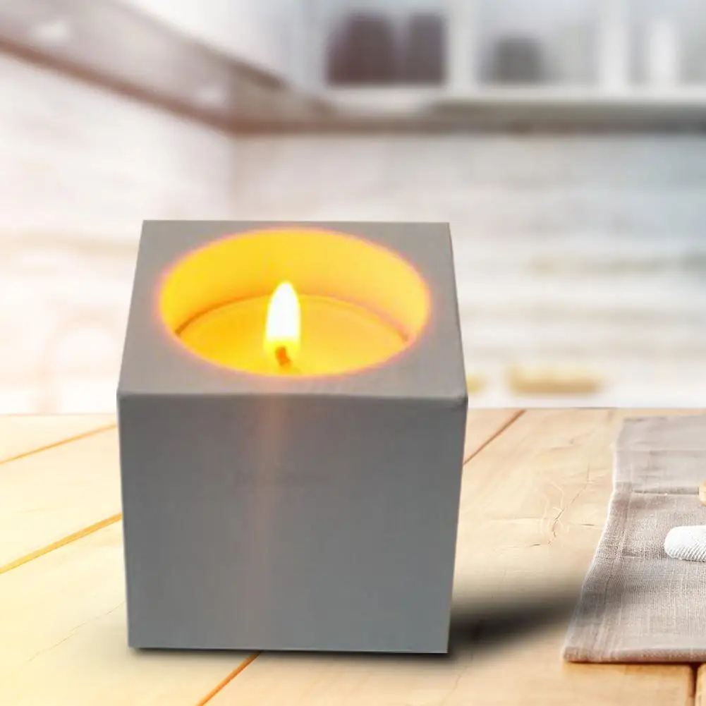 Силиконовая форма для свечей гипсовая свеча Concret формы для ручной работы DIY Инструменты для выпечки торта помадка шоколад изготовление мыла ручной работы