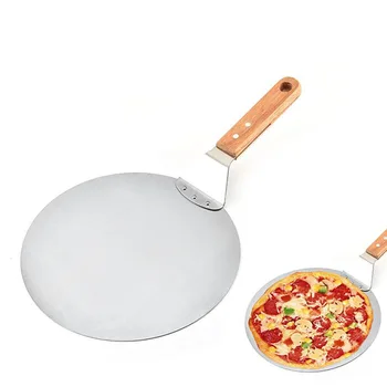 

Stainless Steel Non-slip Pizza Shovel Safe Transfer Shovel Kitchen Extra Large Collapsible Shovel LL005