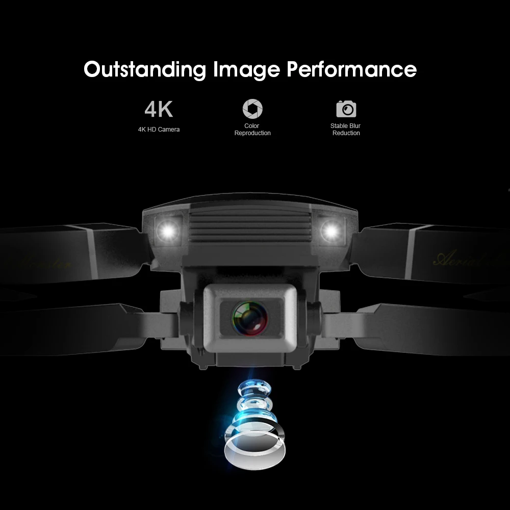 Складной Дрон HD 2020 P/1080P 4K камера 90 ° Wi Fi|Радиоуправляемые вертолеты| |