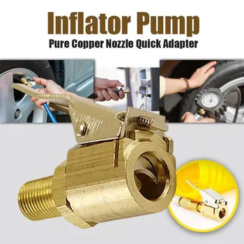 

2pc 8mm Car Tire Air Pumps Valve Clamp Clamping Connector Inflator Adapter Tire Valve Inflator Chuck Inflator Valve llantas