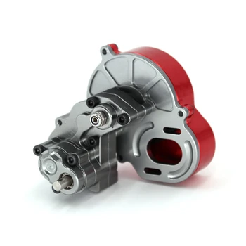 

SCX10 Metal Gearbox Transmission Box Contain Gear for 1/10 Rc Crawler Car Axial Hydraulic Transmission Box Upgrade Parts