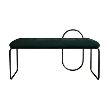 

Nordic ins shoe changing stool creative door iron bench clothing store fashion leisure chair