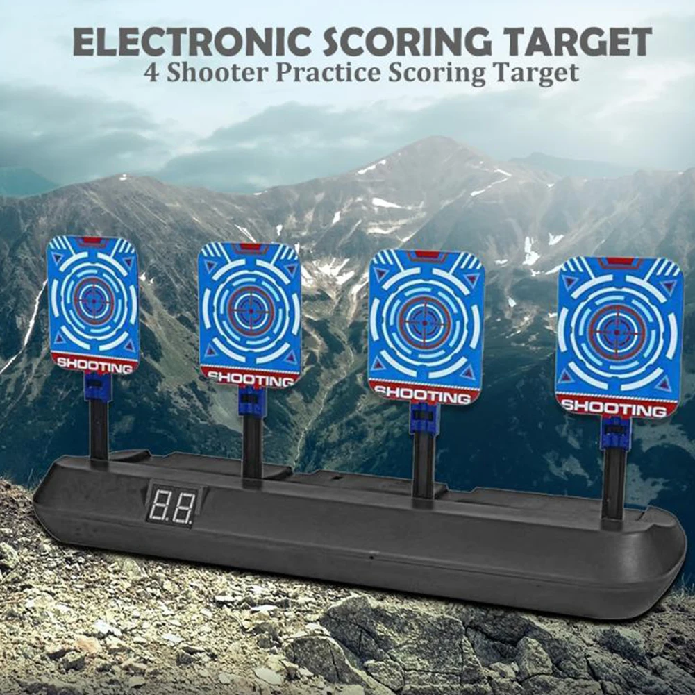 

Auto Reset Electric Target DIY High Precision Scoring For Nerf gun accessories Toys for outdoor fun sport Toy Parts Dropshipping