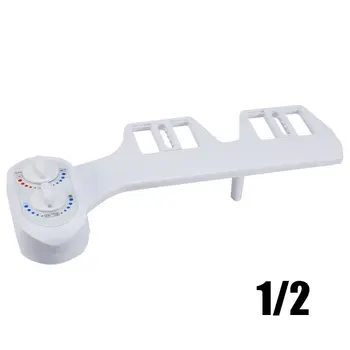 

Temperature Ajustable Toilet Seat Bidet Sprayer Fresh Water Non-Electric Mechanical Bidet TUE88