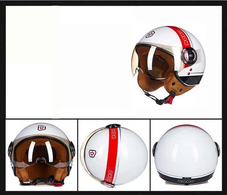 Casque De Moto à Visage Ouvert,casque De Scooter Rétro,casque De Cyclisme,casque De Moto,puzzles