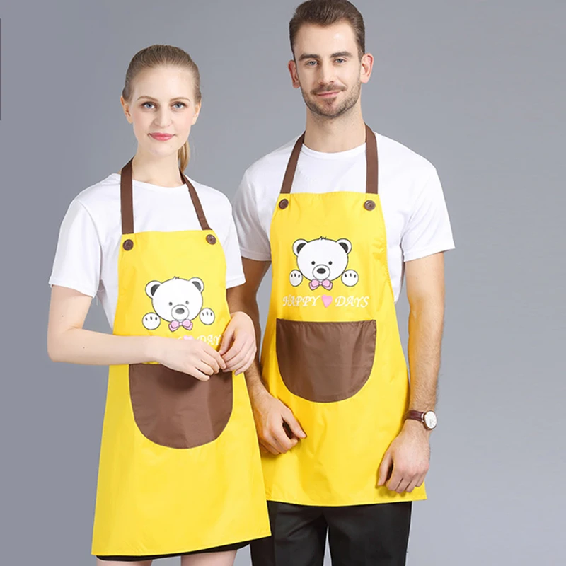 photo Viaoli Wholesale Adjustable Striped Chef Aprons with Pockets Sleeveless Adult Men Women Apron Kitchen Cooking Tools Plaid Bibs - Цвет: photo