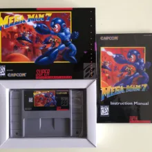 16 битные игры* Mega Man 7(версия США! Коробка+ руководство+ картридж